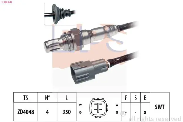 Handler.Part Lambda sensor EPS 1997847 1