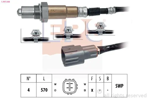 Handler.Part Lambda sensor EPS 1997848 1