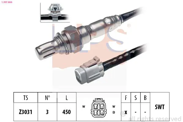 Handler.Part Lambda sensor EPS 1997866 1