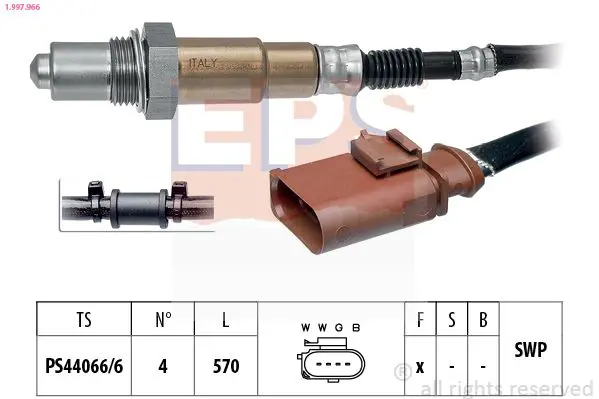 Handler.Part Lambda sensor EPS 1997966 1