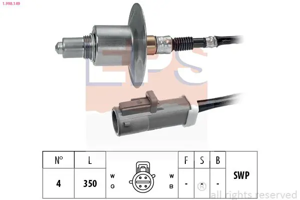 Handler.Part Lambda sensor EPS 1998149 1