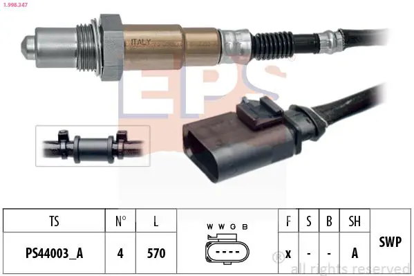 Handler.Part Lambda sensor EPS 1998347 1