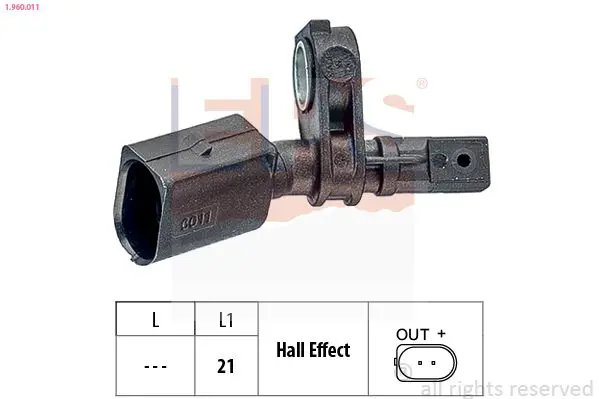 Handler.Part Sensor, wheel speed EPS 1960011 1