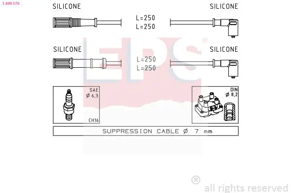 Handler.Part Ignition cable kit EPS 1499170 1