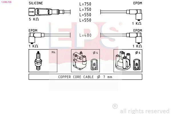 Handler.Part Ignition cable kit EPS 1500608 1