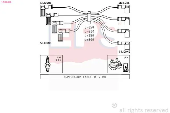 Handler.Part Ignition cable kit EPS 1500888 1