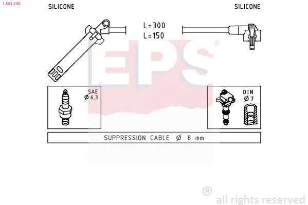 Handler.Part Ignition cable kit EPS 1501145 1