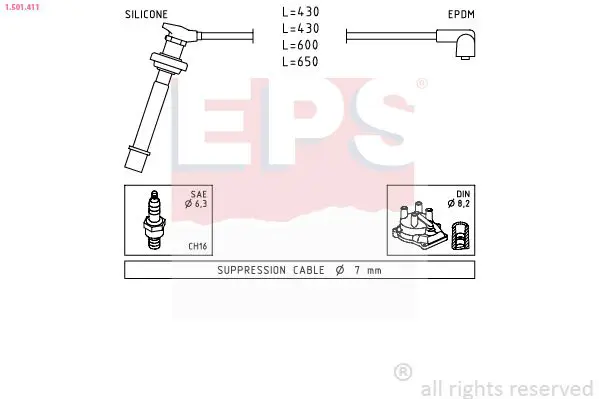 Handler.Part Ignition cable kit EPS 1501411 1