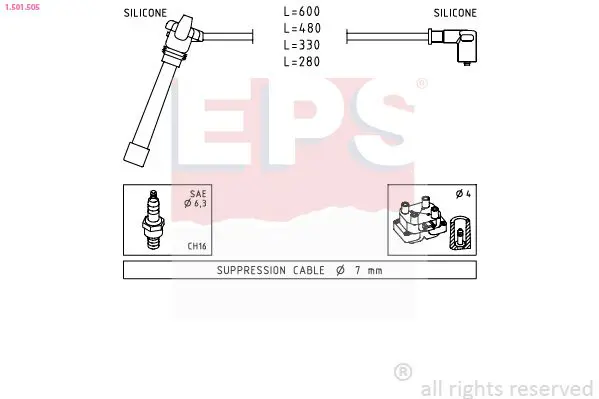 Handler.Part Ignition cable kit EPS 1501505 1