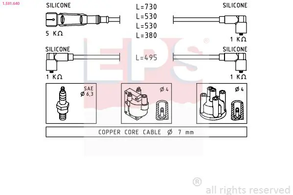 Handler.Part Ignition cable kit EPS 1501640 1