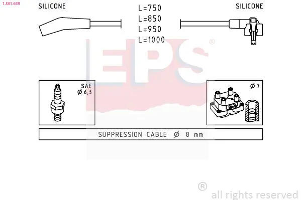 Handler.Part Ignition cable kit EPS 1501639 1