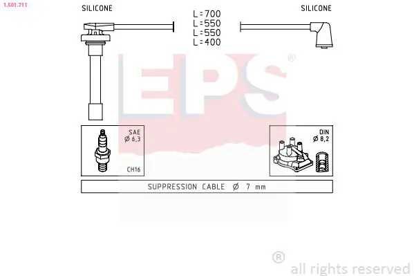 Handler.Part Ignition cable kit EPS 1501711 1