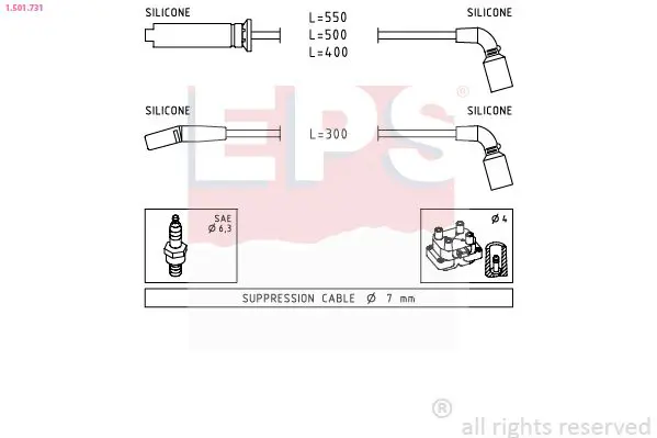 Handler.Part Ignition cable kit EPS 1501731 1