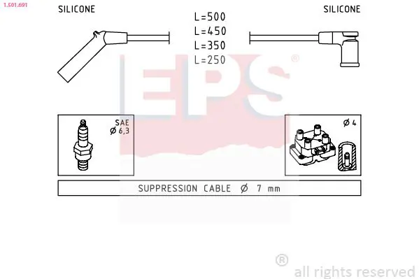 Handler.Part Ignition cable kit EPS 1501691 1