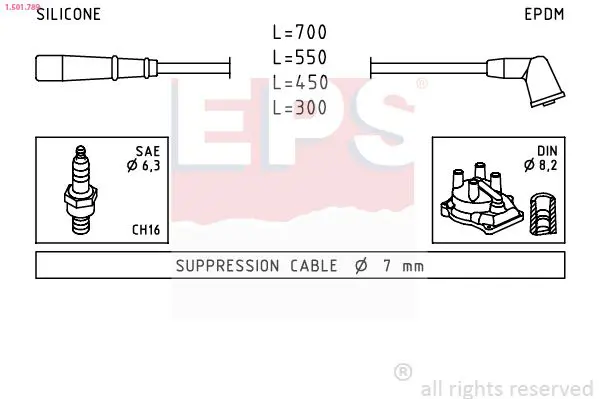 Handler.Part Ignition cable kit EPS 1501789 1