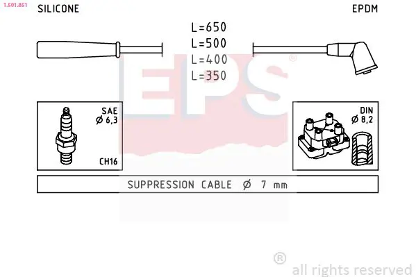 Handler.Part Ignition cable kit EPS 1501851 1