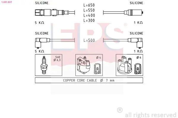 Handler.Part Ignition cable kit EPS 1501937 1