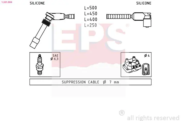 Handler.Part Ignition cable kit EPS 1501904 1