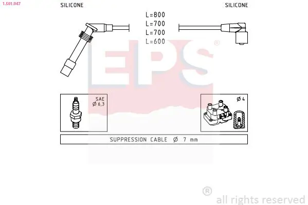 Handler.Part Ignition cable kit EPS 1501947 1