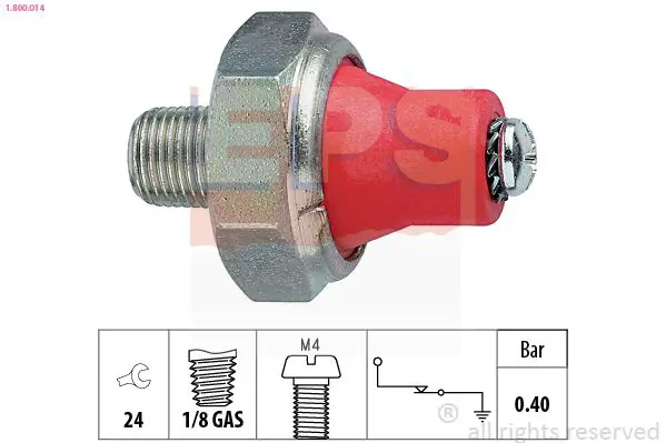 Handler.Part Oil pressure switch EPS 1800014 1