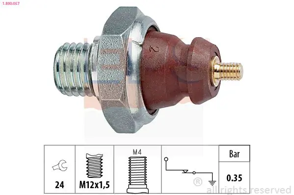 Handler.Part Oil pressure switch EPS 1800057 1