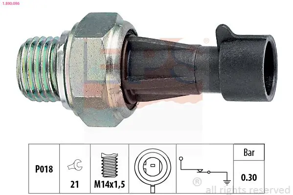 Handler.Part Oil pressure switch EPS 1800096 1