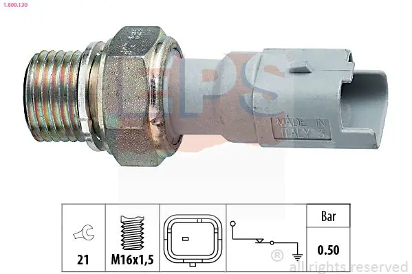 Handler.Part Oil pressure switch EPS 1800130 1