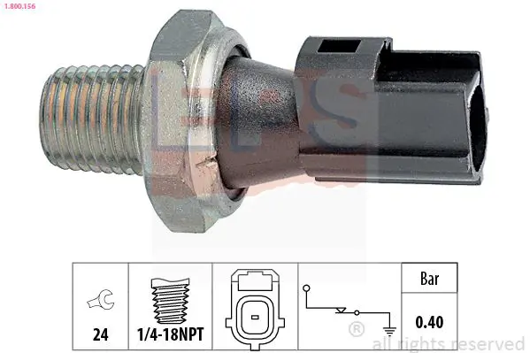 Handler.Part Oil pressure switch EPS 1800156 1