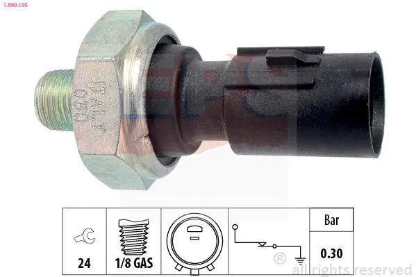 Handler.Part Oil pressure switch EPS 1800195 1