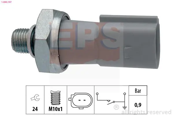 Handler.Part Oil pressure switch EPS 1800197 1