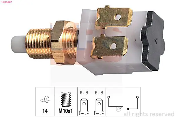 Handler.Part Brake light switch EPS 1810007 1