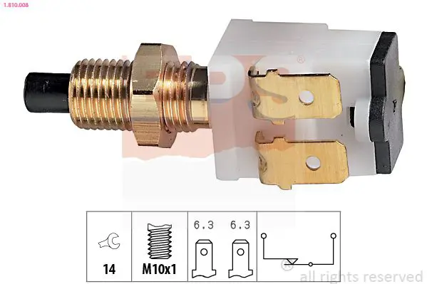 Handler.Part Brake light switch EPS 1810008 1