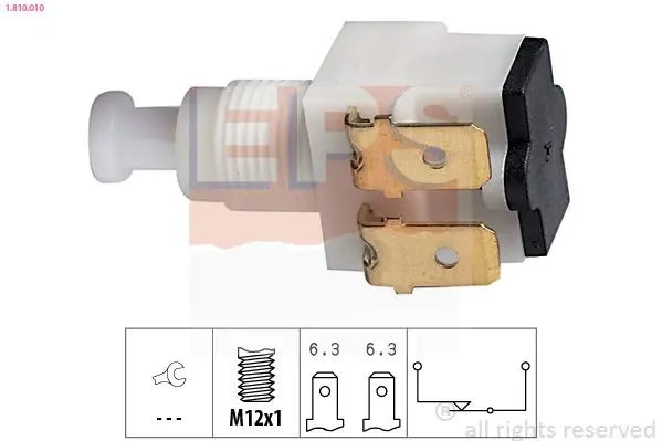 Handler.Part Brake light switch EPS 1810010 1