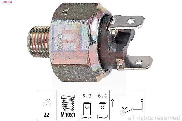 Handler.Part Brake light switch EPS 1810102 1