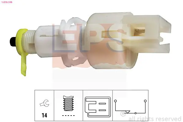 Handler.Part Brake light switch EPS 1810108 1