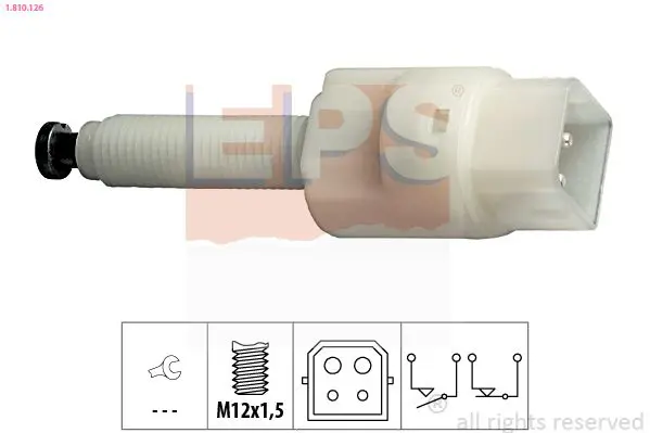 Handler.Part Brake light switch EPS 1810126 1