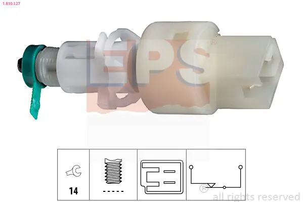 Handler.Part Brake light switch EPS 1810127 1