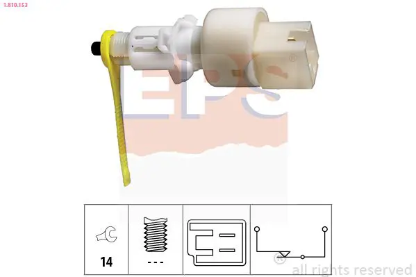 Handler.Part Switch, clutch control (cruise control) EPS 1810153 1