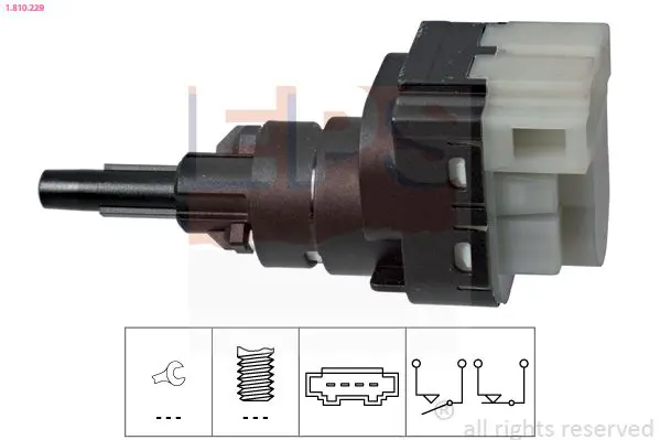 Handler.Part Brake light switch EPS 1810229 1