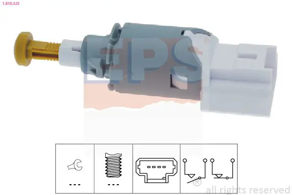 Handler.Part Brake light switch EPS 1810231 1