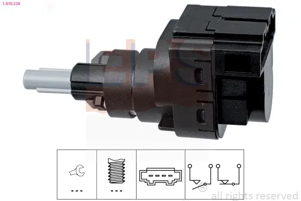 Handler.Part Brake light switch EPS 1810228 1