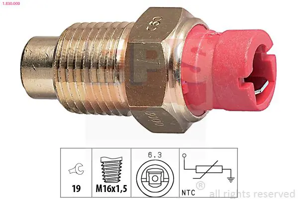 Handler.Part Sensor, coolant temperature EPS 1830000 1