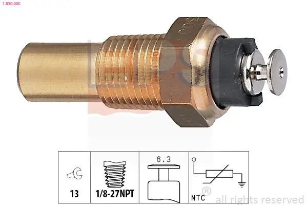 Handler.Part Sensor, coolant temperature EPS 1830005 1