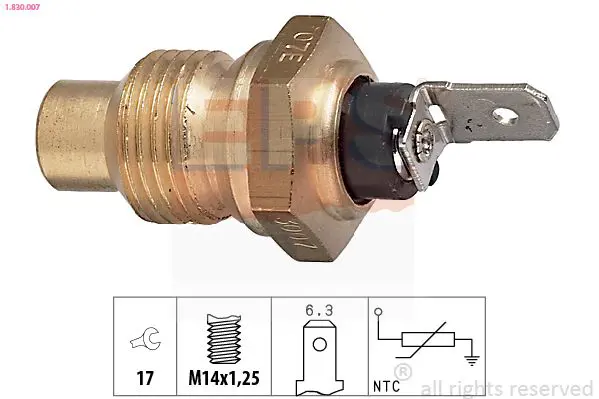 Handler.Part Sensor, coolant temperature EPS 1830007 1