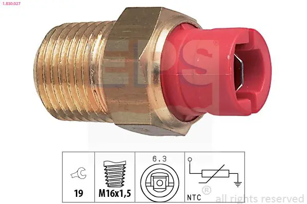 Handler.Part Sensor, coolant temperature EPS 1830027 1