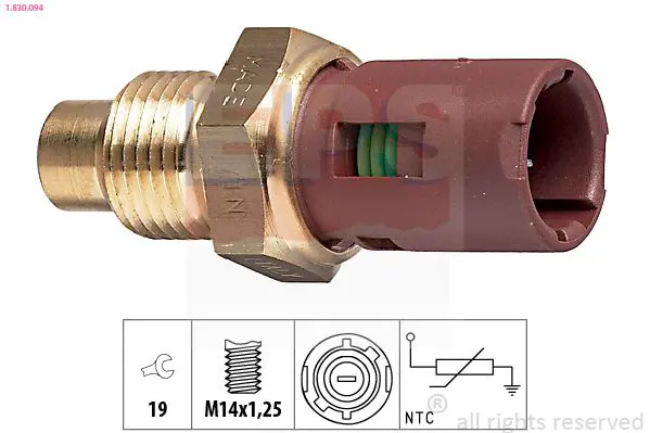 Handler.Part Sensor, coolant temperature EPS 1830094 1