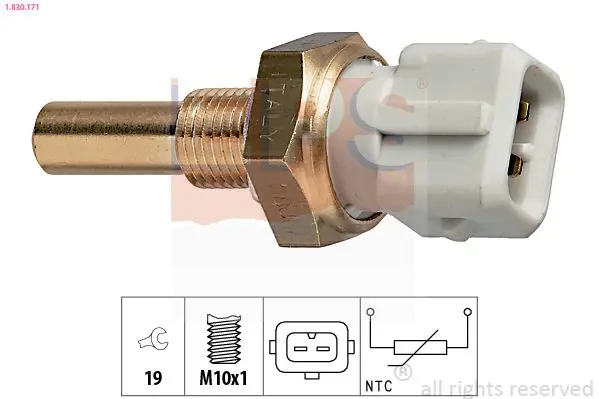 Handler.Part Sensor, coolant temperature EPS 1830171 1