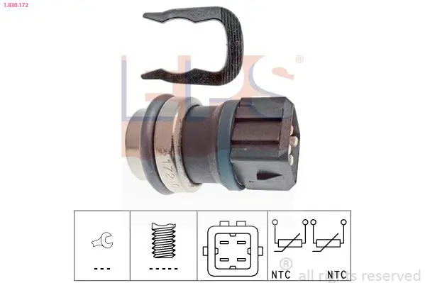 Handler.Part Sensor, coolant temperature EPS 1830172 1