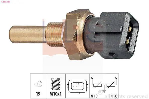 Handler.Part Sensor, coolant temperature EPS 1830229 1