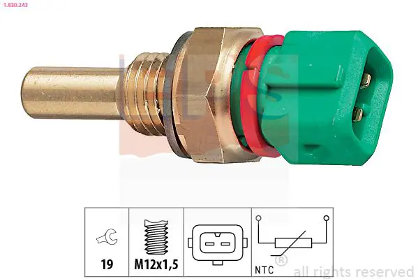 Handler.Part Sensor, coolant temperature EPS 1830243 1